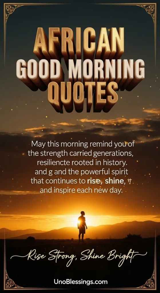 African American Good Morning Quotes