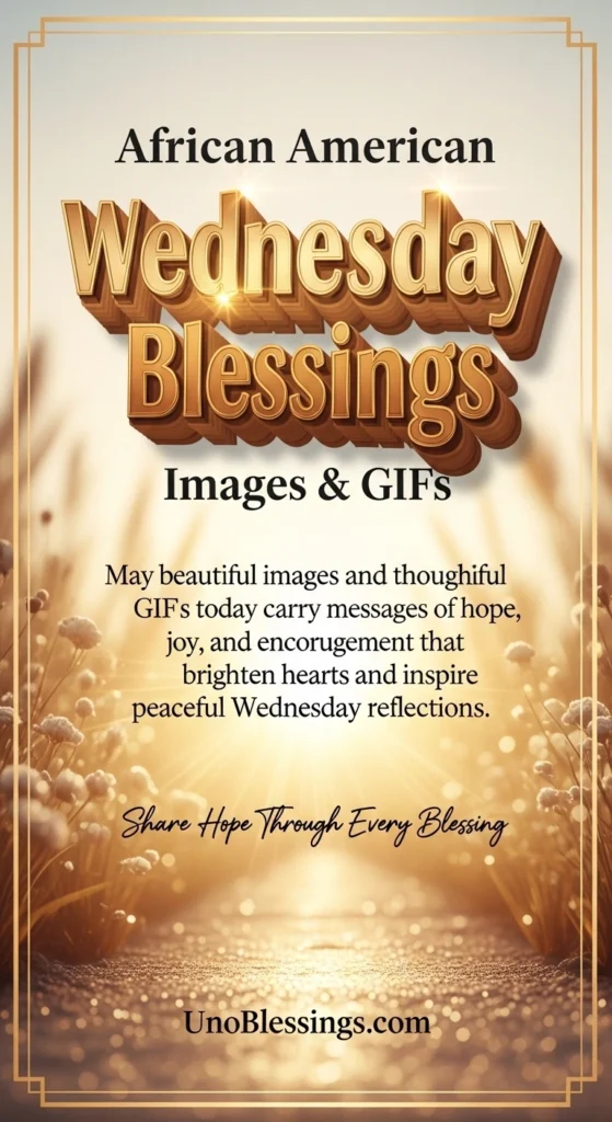 African American Wednesday Blessings Images & GIFs