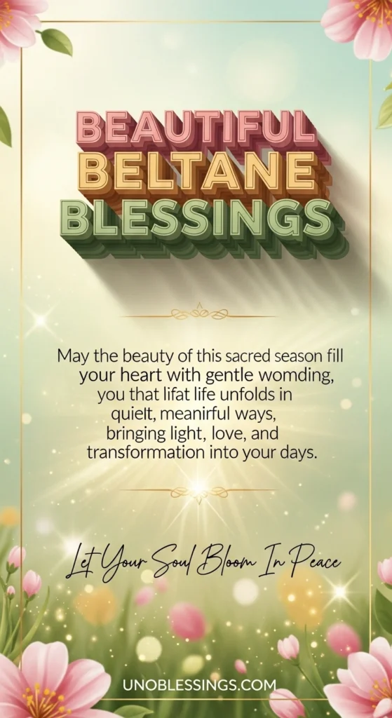 Beautiful Beltane Blessings