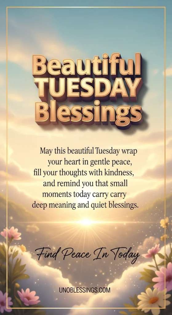 Beautiful Tuesday Blessings