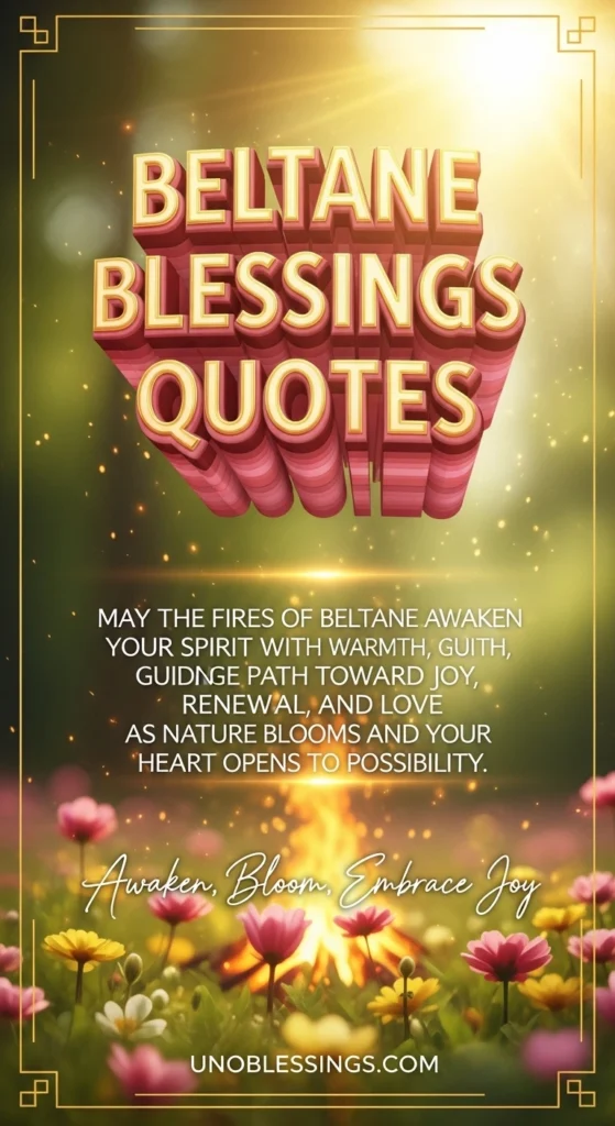 Beltane Blessings Quotes