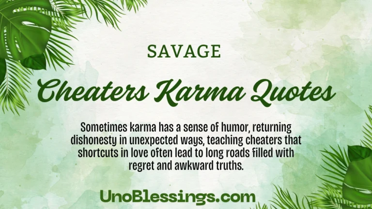 Cheaters Karma Quotes