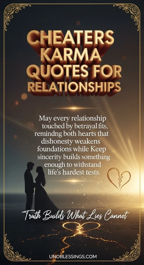 Cheaters Karma Quotes for Relationships