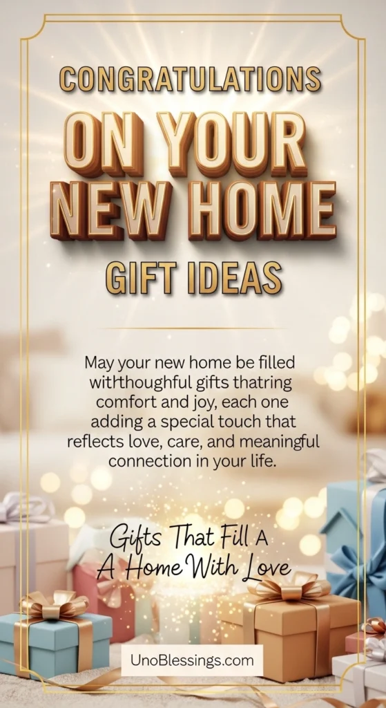 Congratulations on Your New Home Gift Ideas