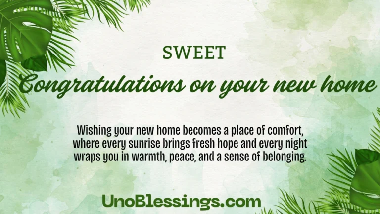 Congratulations on your new home