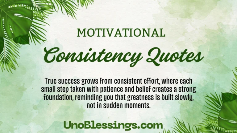 Consistency Quotes