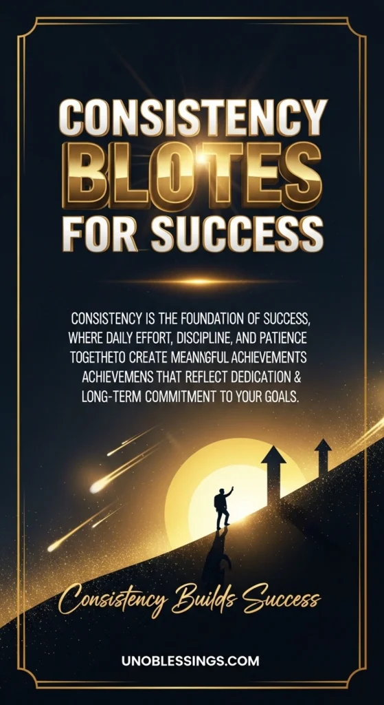 Consistency Quotes for Success