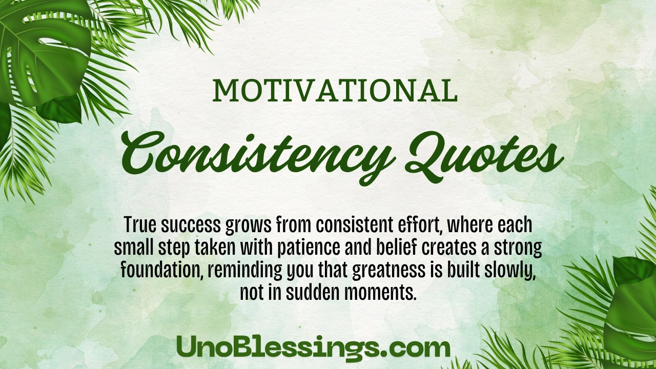 Consistency Quotes