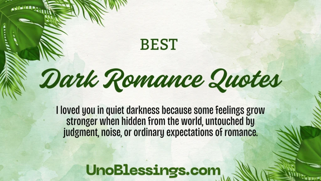 Dark Romance Quotes