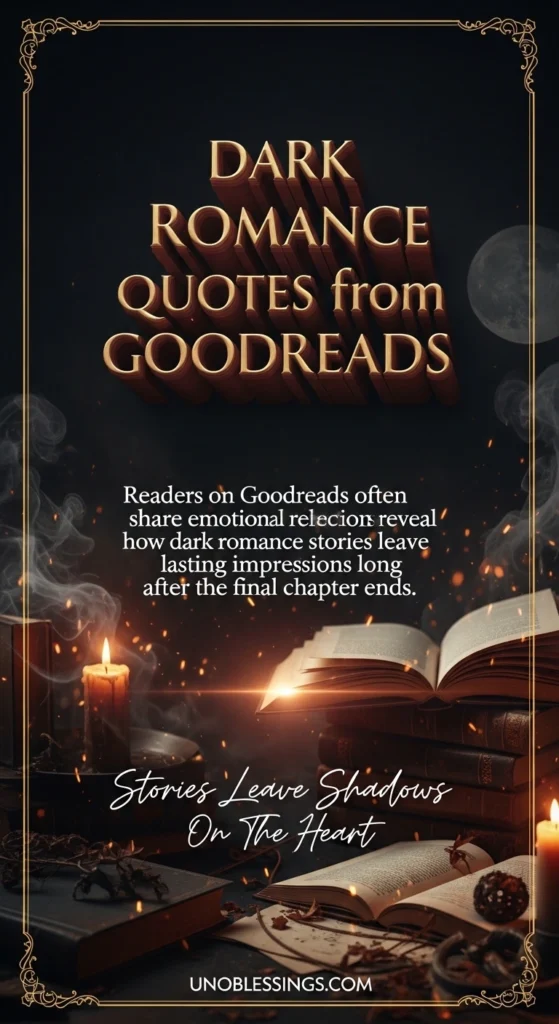 Dark Romance Quotes from Goodreads