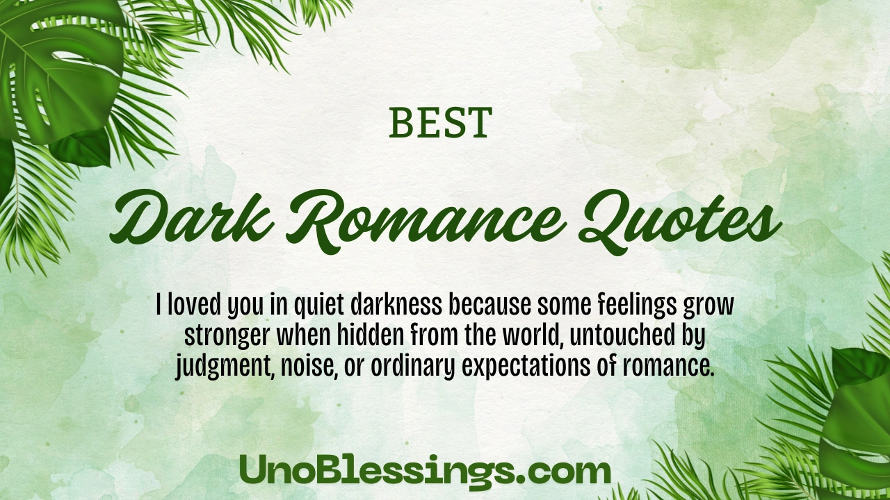 Dark Romance Quotes