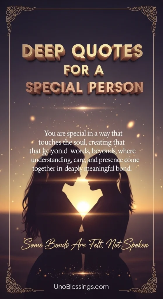 Deep Quotes for a Special Person