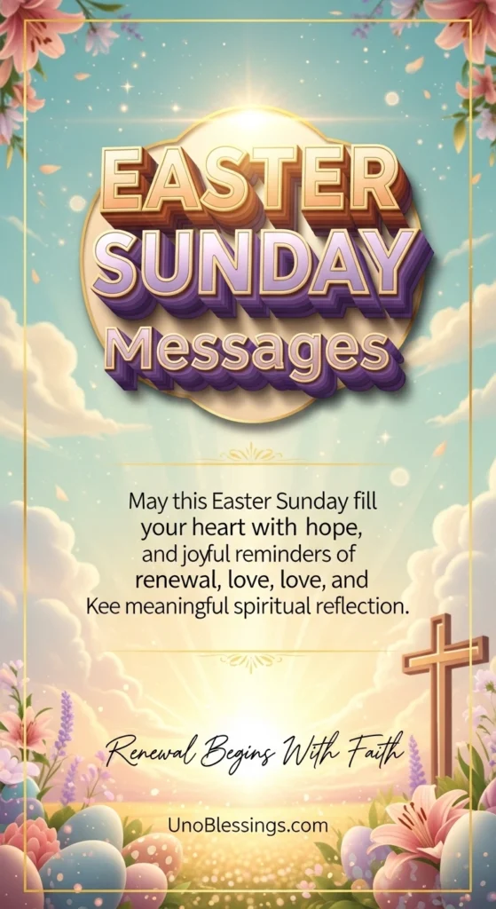 Easter Sunday Messages