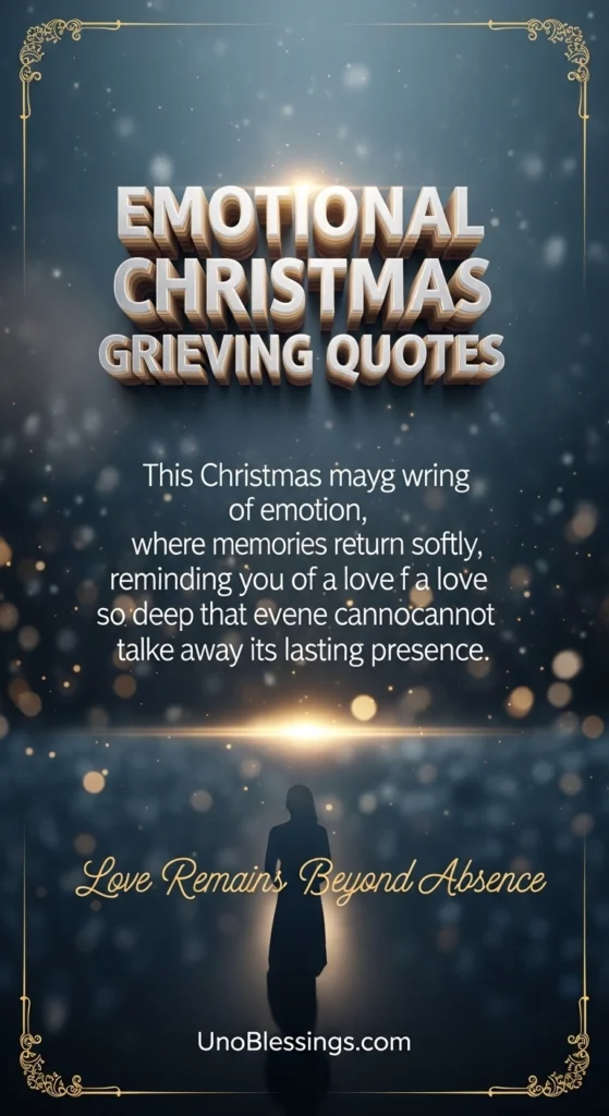 Emotional Christmas Grieving Quotes