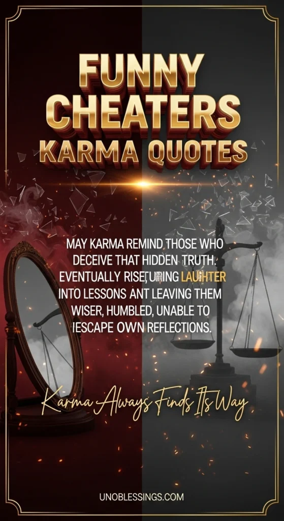 Funny Cheaters Karma Quotes