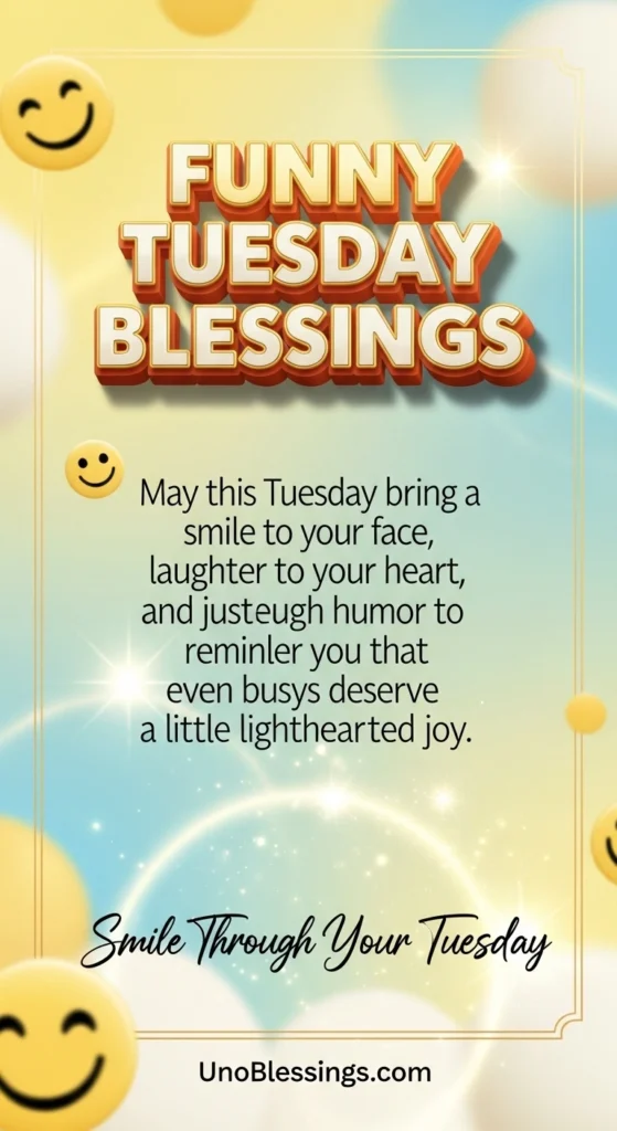 Funny Tuesday Blessings