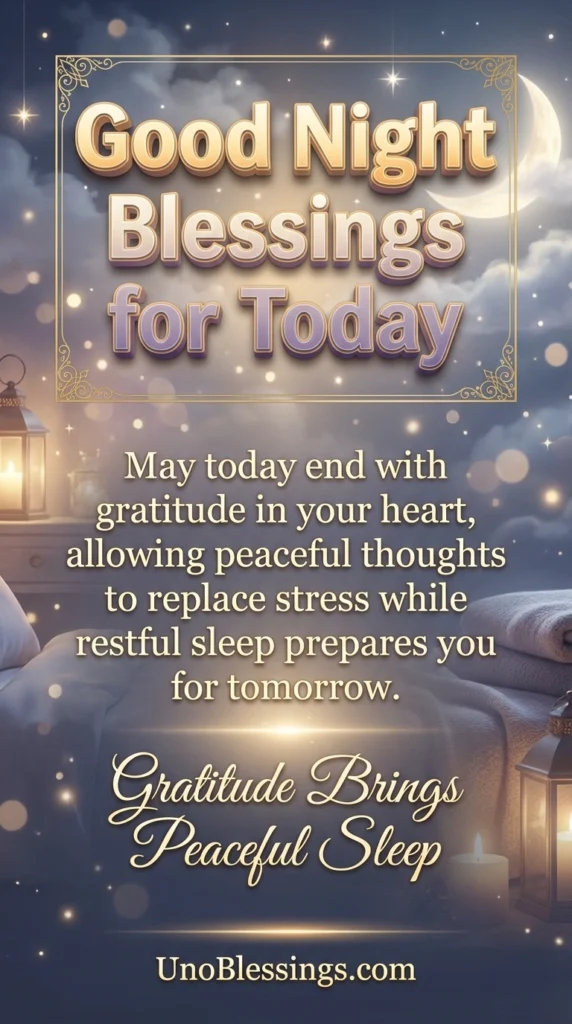 Good Night Blessings for Today