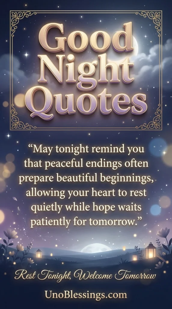 Good Night Quotes