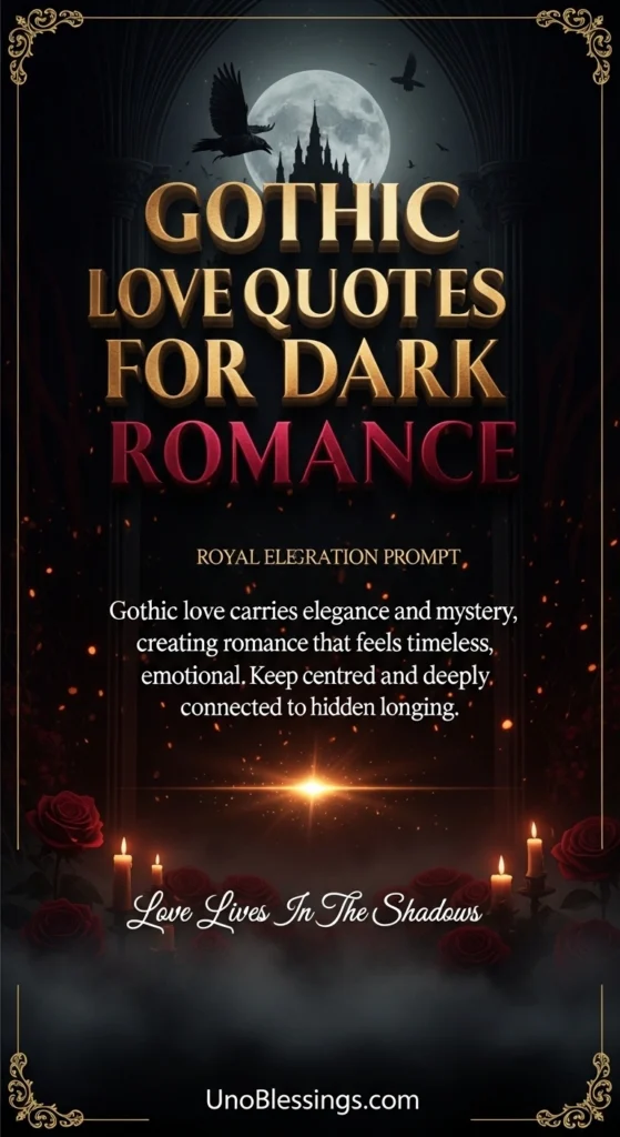 Gothic Love Quotes for Dark Romance