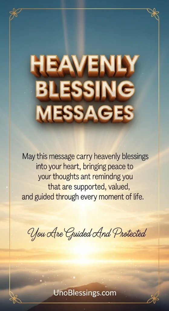 Heavenly Blessing Messages