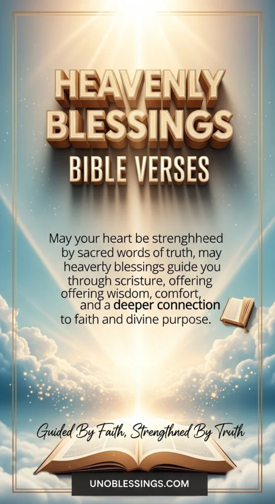 Heavenly Blessings Bible Verses