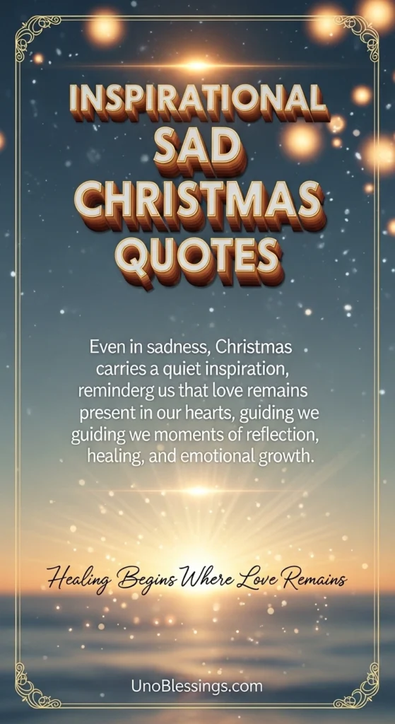 Inspirational Sad Christmas Quotes