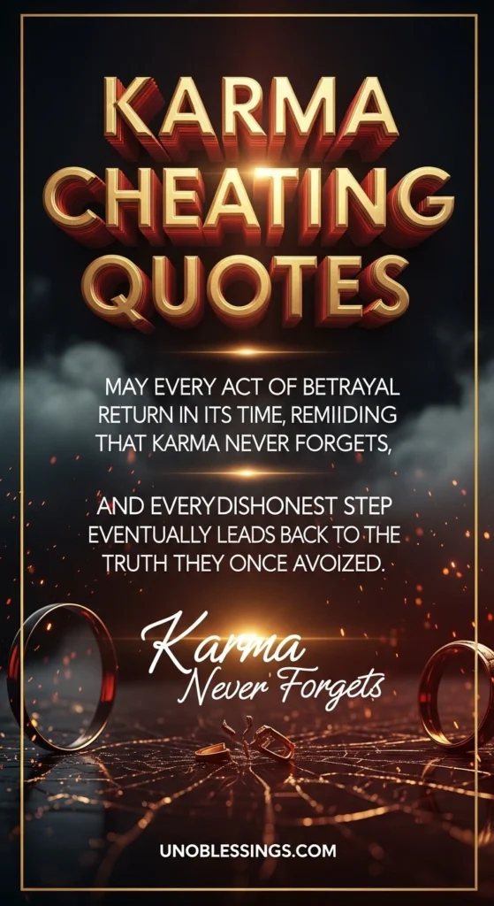 Karma Cheating Quotes