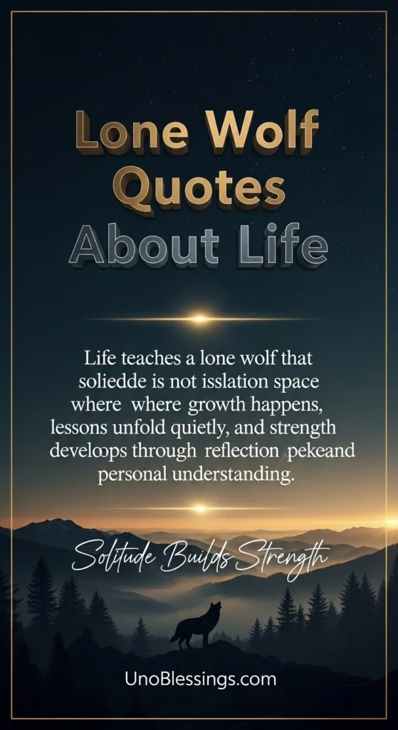 Lone Wolf Quotes About Life
