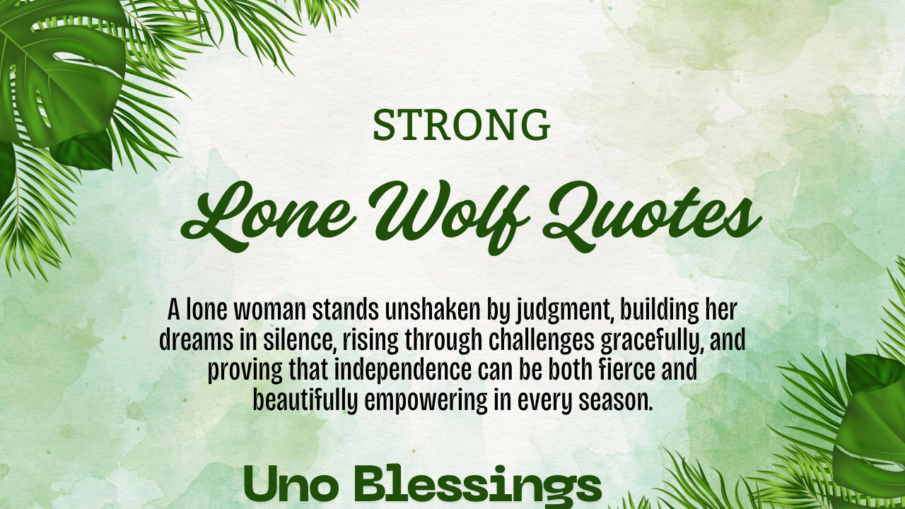 Lone Wolf Quotes