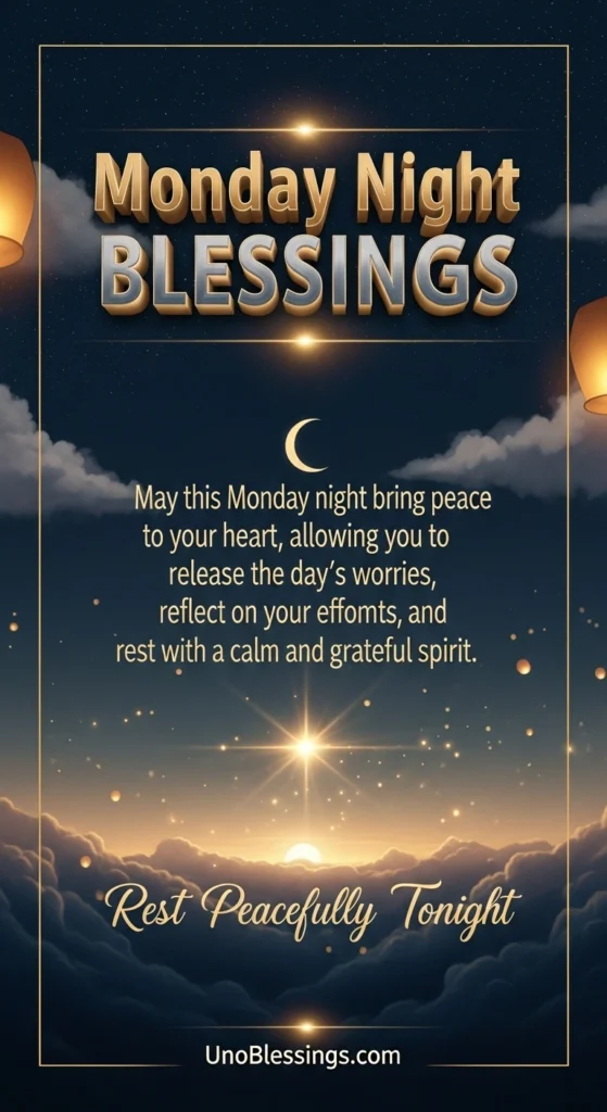 Monday Night Blessings