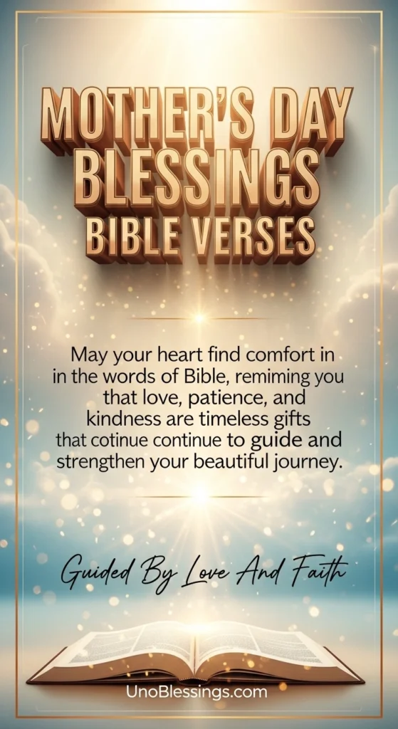 Mother’s Day Blessings Bible Verses