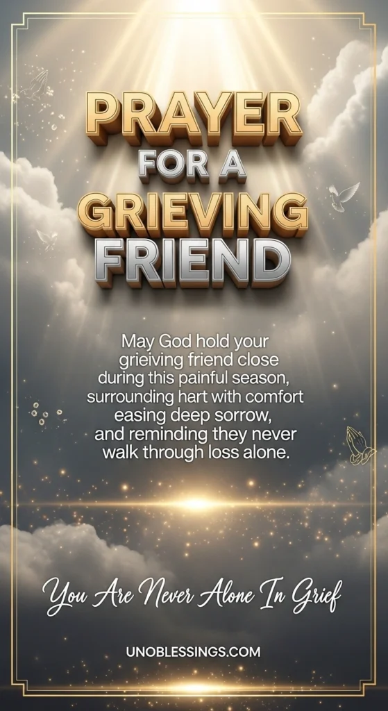 Prayer for a Grieving Friend