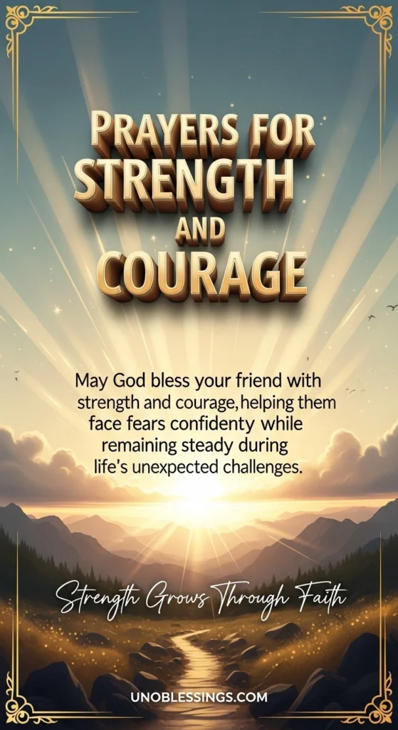 Prayers for Strength and Courage