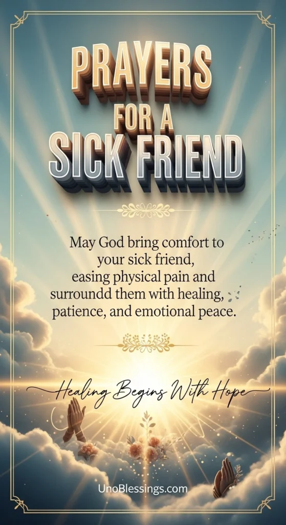 Prayers for a Sick Friend