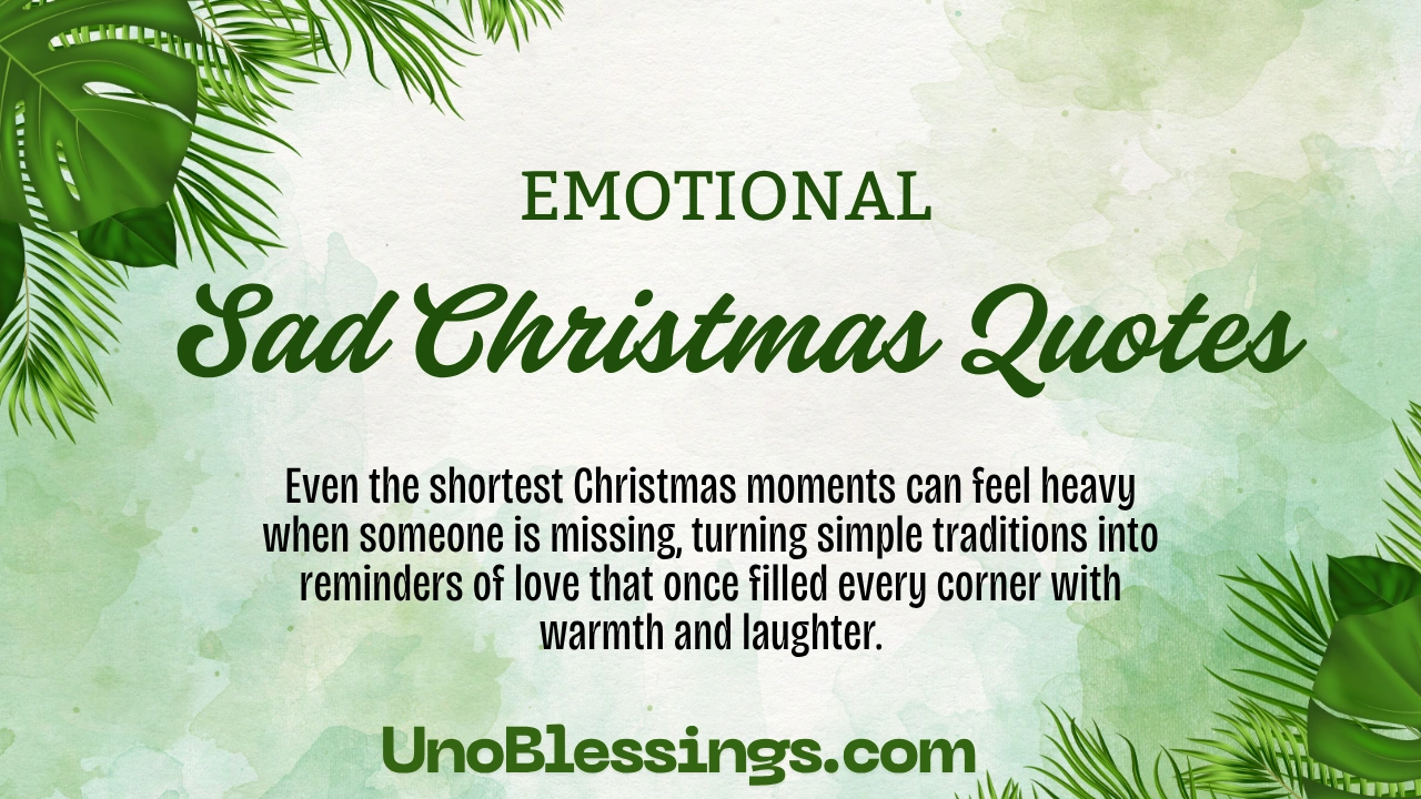Sad Christmas Quotes