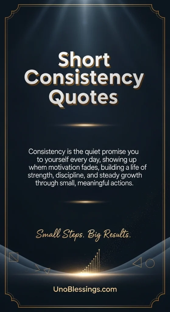 Short Consistency Quotes