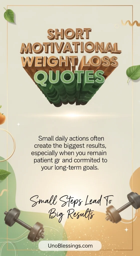 Short Motivational Weight Loss Quotes