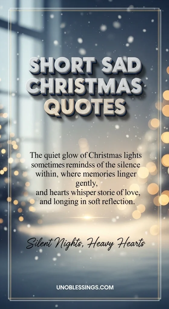 Short Sad Christmas Quotes