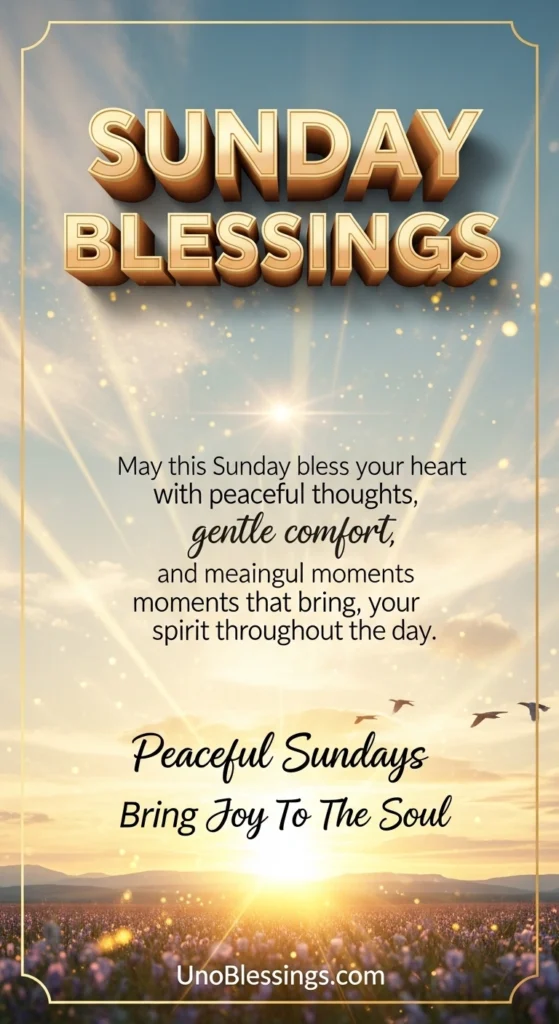 Sunday Blessings