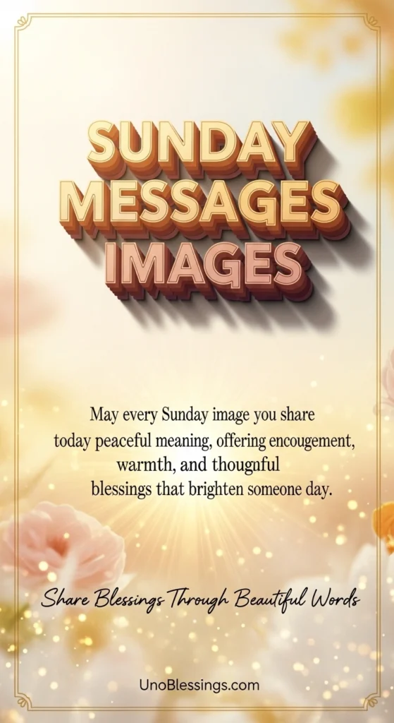 Sunday Messages Images