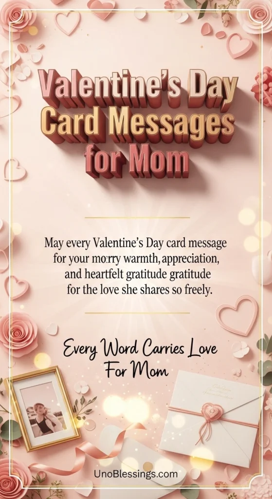 Valentine’s Day Card Messages for Mom