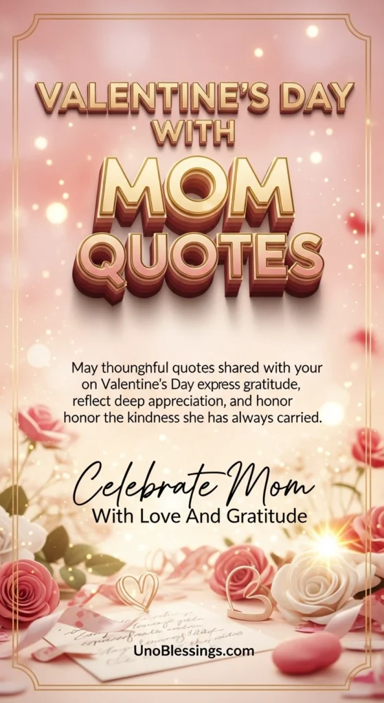 Valentine’s Day with Mom Quotes