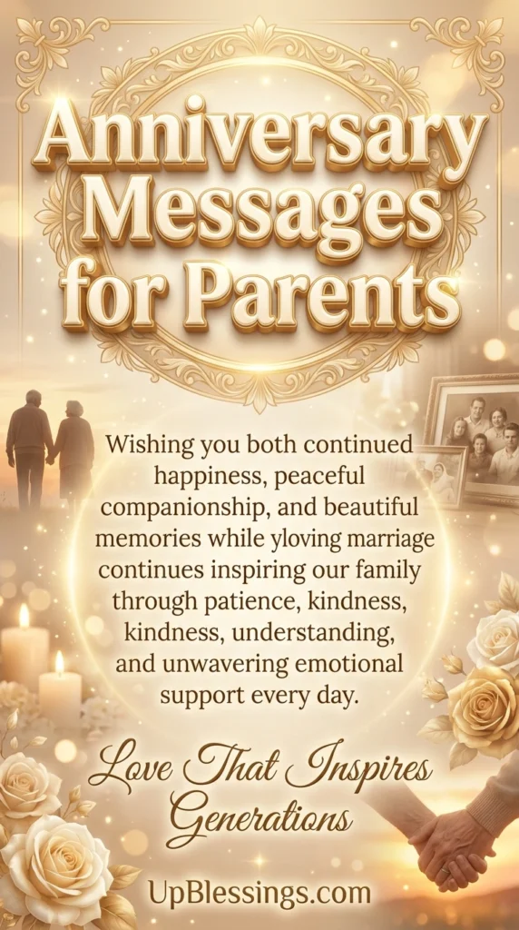 Anniversary Messages for Parents