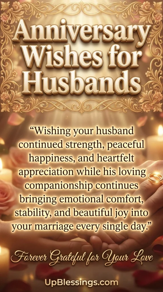 Anniversary Wishes for Husbands