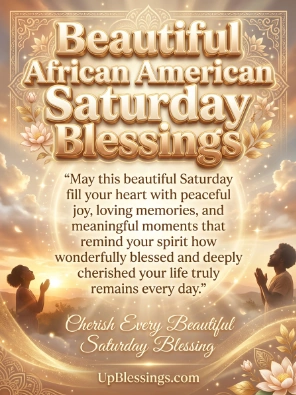 Beautiful African American Saturday Blessings