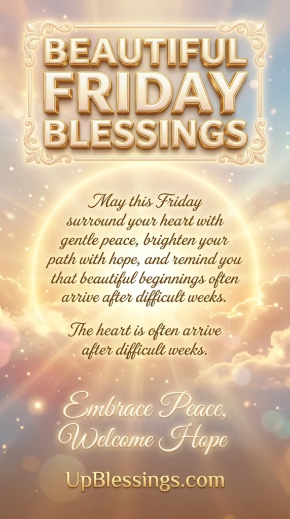 Beautiful Friday Blessings