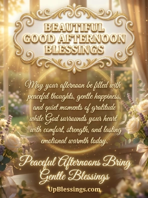 Beautiful Good Afternoon Blessings