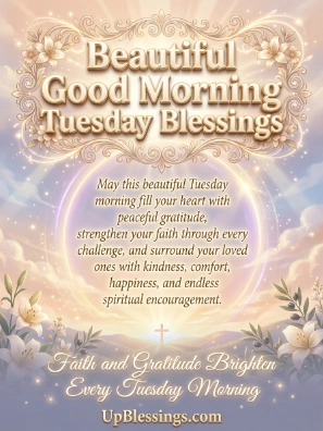 Beautiful Good Morning Tuesday Blessings