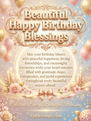 Beautiful Happy Birthday Blessings