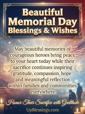 Beautiful Memorial Day Blessings & Wishes